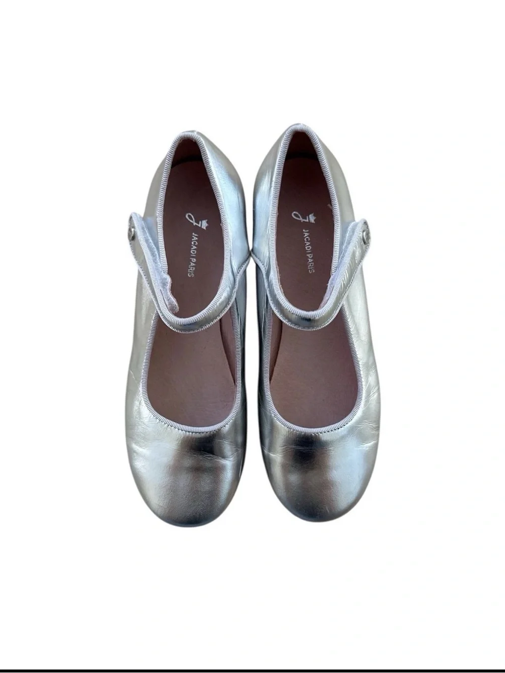 Jacadi Paris Silver Kids Dress Shoes EU 33